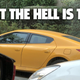Illustration for article titled Help Us Identify This Really Weird Yellow Sedan UPDATED